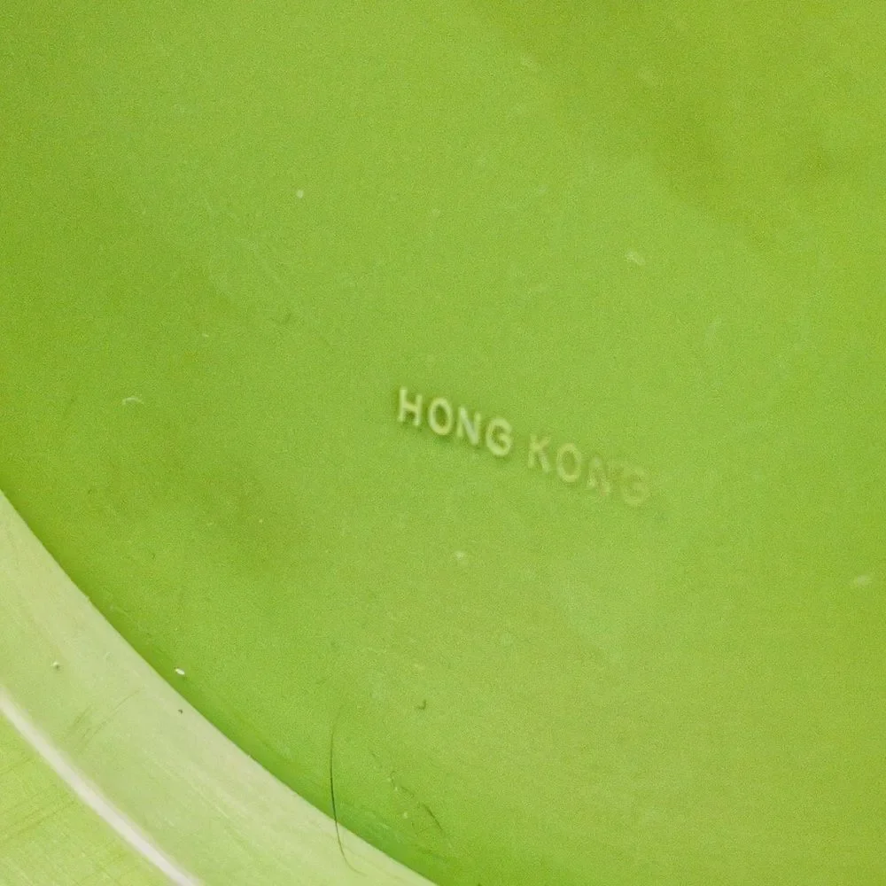 Vintage Chinoiserie Plastic Ice Bucket